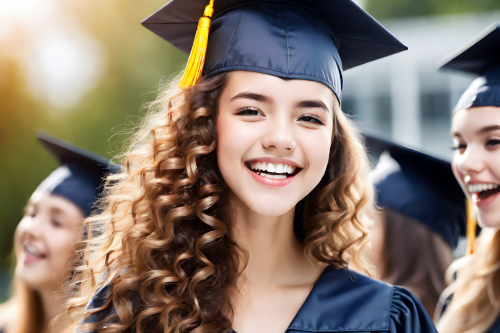 college and high school graduation